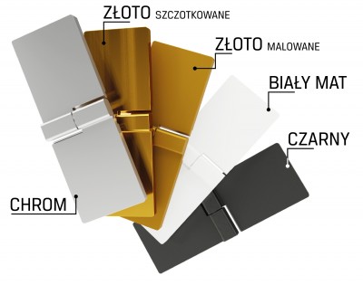 różne kolory kabiny prysznicowej