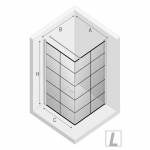 Rysunek techniczny New Soleo Black kwadratowa wspornik równoległy