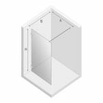 Rys.techniczny ścianka Eventa walk-in