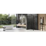 Elegancka stylowa kabina Prime Black z drzwiami rozsuawnymi