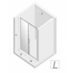 Rysunek kabina 120x90 Prime Black