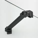 Matowy czarny wspornik New Soleo Black