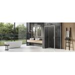 Komfortowa kabina prysznicowa drzwi przesuwne lewostronna
