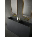 Baterie umywalkowe podtynkowe złote