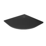 Elegancki i wytrzymały brodzik z konglomeratu Nex antracyt