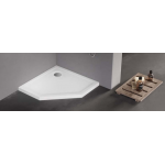 Elegancki brodzik Mild pięciokątny