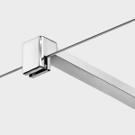 Wspornik chromowany w kabinie walk-in Nesta New Trendy