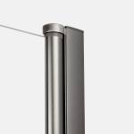 Profil przyścienny w kolorze szczotkowanego grafitu - kabina New Soleo Gunmetal Brushed