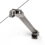 Prysznic New Soleo Gunmetal Brushed New Trendy - wspornik grafit szczotkowany