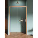 Drzwi prysznicowe przesuwane miedziane Prime Copper Brushed