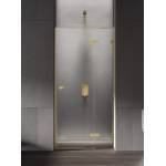 Luksusowe drzwi prysznicowe uchylne- Eventa Gold Shine New Trendy