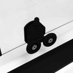 Rolki czarne wypinane w kabinie Suvia Black