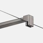 Nowoczesny wspornik Gunmetal Brushed