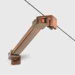 Wytrzymały wspornik Nesta Copper Brushed