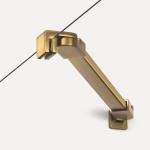 okucia złoto szczotkowane w kabinie New Soleo Gold Brushed