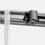 Wytrzymałe górne rolki - kabina Prime Gunmetal Brushed