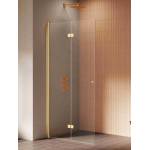 Kabina walk-in składana New Soleo Gold Brushed lewa