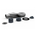 Niski syfon w komplecie z odpływem liniowym New Premium