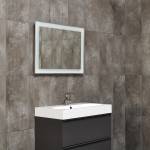 Lustro Fit Miior 80x60 - prostokątne, z oświetlenem.