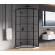 Kabina pentagonalna 90x90 czarna kratka New Azura Black