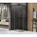 Elegancka i nowoczesna kabina New Trendy Prime Black 70x80 z drzwiami rozsuwanymi