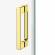 Elegancki złoty uchwyt w kabinie Prime Light Gold
