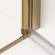 Listwa progowa w drzwiach prysznicowych New Soleo Gold Brushed