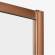 Profil szczotkowana miedź w drzwiach prysznicowych Prime Copper Brushed