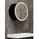 Lustro Miior Moon Black wysuwane rama czarny mat