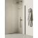 Kabina walk-in składana New Soleo Gunmetal Brushed 80x195 prawa