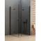 Kabina kwadratowa 100x100 New Soleo Black z drzwiami składanymi D-0236A/D-0240A